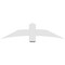 Ekena Millwork Bellingham Architectural Grade PVC Gable Bracket, 60"W x 15"H x 2"D x 6"F, 6/12 Pitch GBP060X15X0206BEL00 - alternate 5